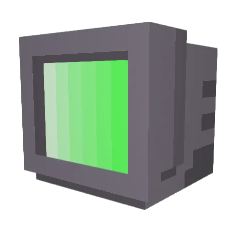 Gaenji Minecraft avatar head, 3D render