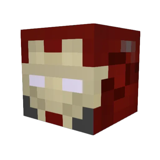 Gaetana786 Minecraft avatar head, 3D render