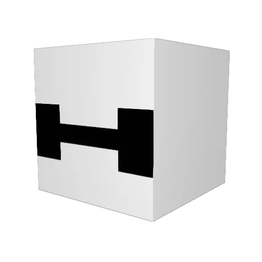 GagaCrazy101 Minecraft avatar head, 3D render