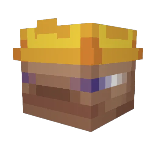 Gagarna Minecraft avatar head, 3D render