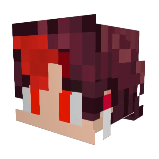 Gage765 Minecraft avatar head, 3D render