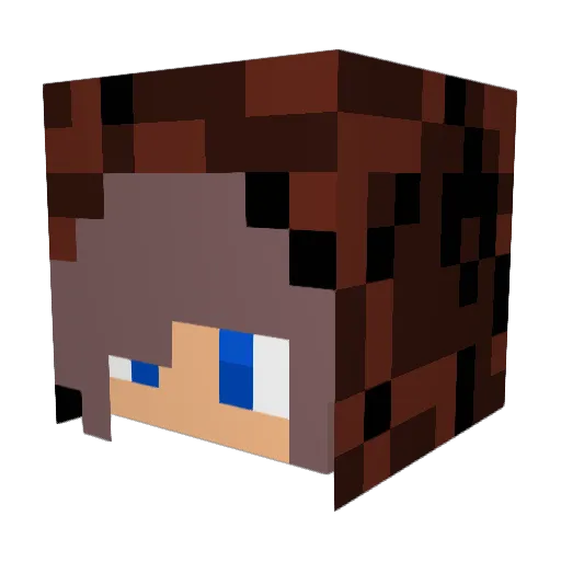 GageOG Minecraft avatar head, 3D render
