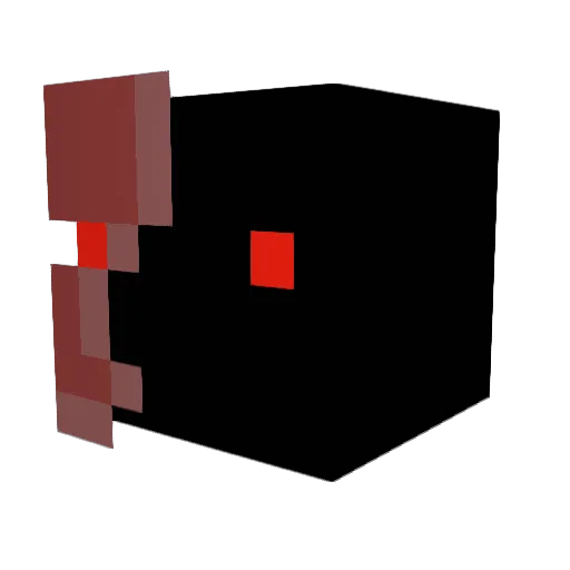 GagiPL Minecraft avatar head, 3D render