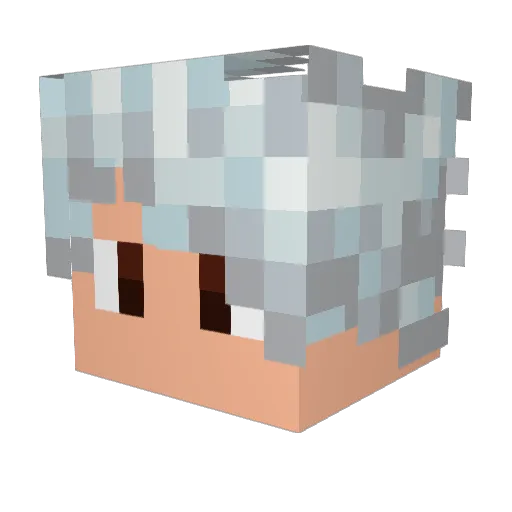 GaguinhoXT Minecraft avatar head, 3D render