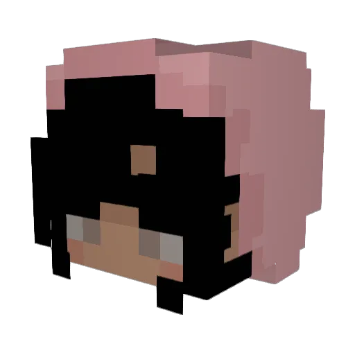 Gagzy2002 Minecraft avatar head, 3D render