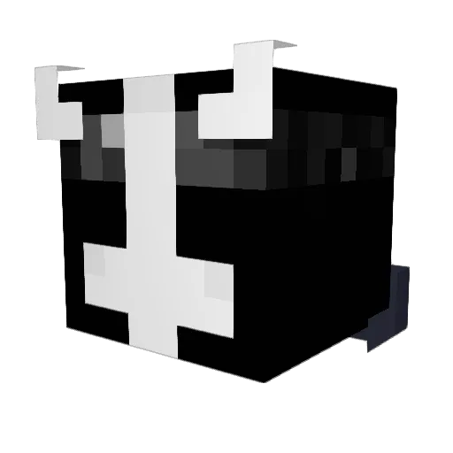 Gaharat_ Minecraft avatar head, 3D render