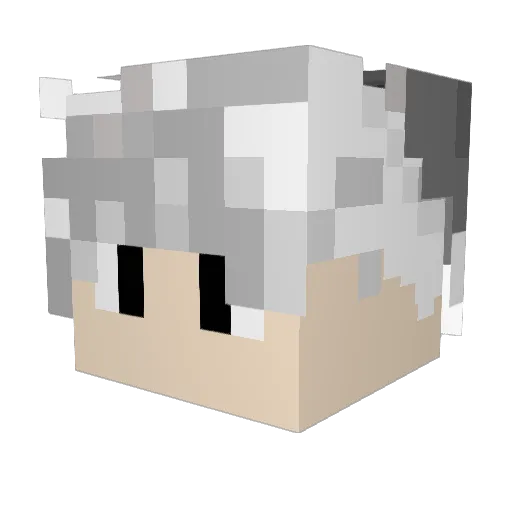 Gaige_ Minecraft avatar head, 3D render