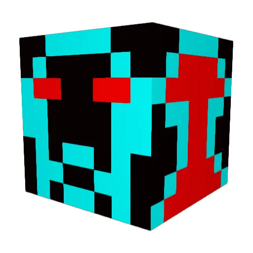 GaijinKami Minecraft avatar head, 3D render