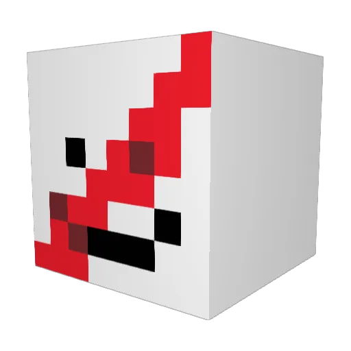 Gaimer1230 Minecraft avatar head, 3D render