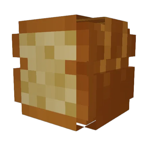 GainedAxis Minecraft avatar head, 3D render