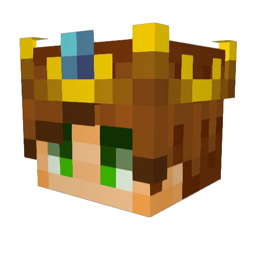 GainmorYT Minecraft avatar head, 3D render