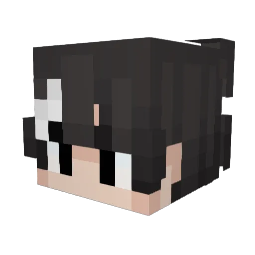 GaisanGG Minecraft avatar head, 3D render