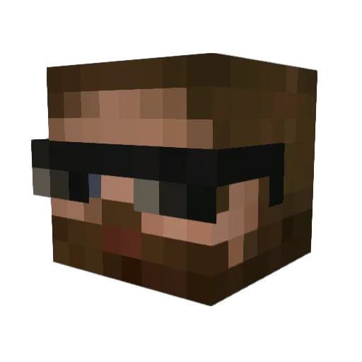 GaiusSosius Minecraft avatar head, 3D render