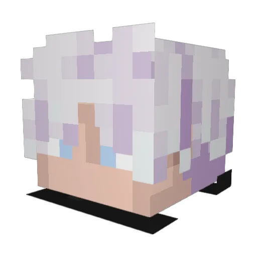 GajTheGod Minecraft avatar head, 3D render