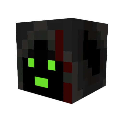 Gajdi Minecraft avatar head, 3D render