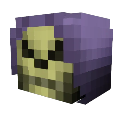Gaki137 Minecraft avatar head, 3D render