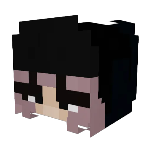 GalStarLBP Minecraft avatar head, 3D render