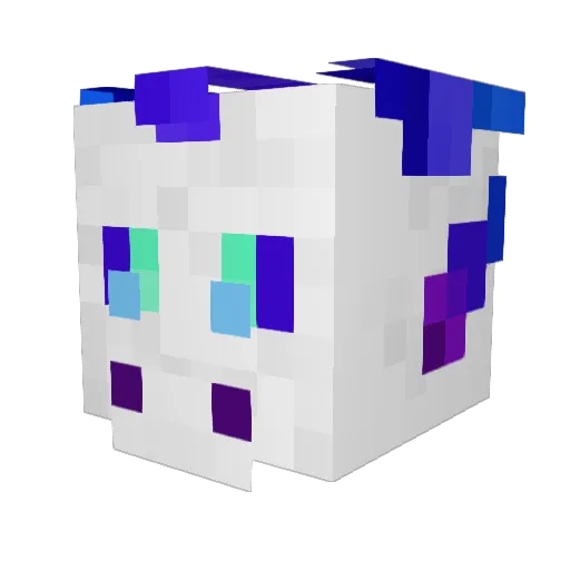 GalactaKaiju Minecraft avatar head, 3D render