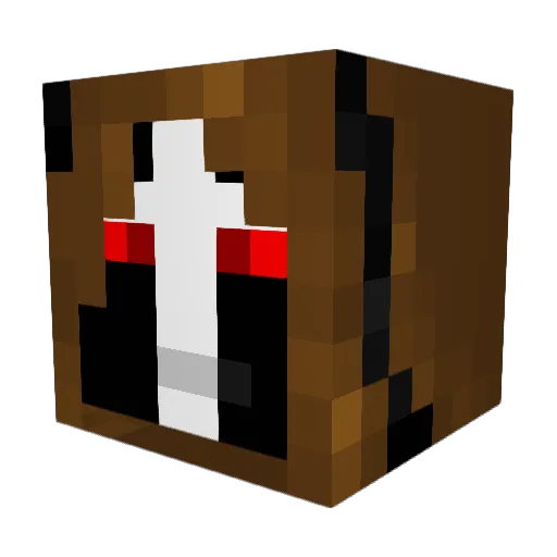 GalacticAcid Minecraft avatar head, 3D render