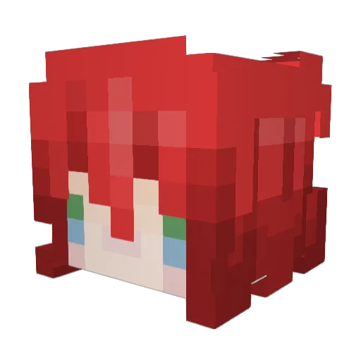 GalacticHalo_ Minecraft avatar head, 3D render