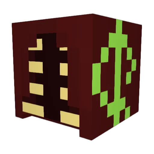 GalacticJackal Minecraft avatar head, 3D render