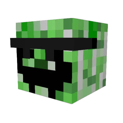 GalacticLightN Minecraft avatar head, 3D render