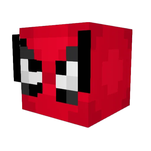 GalacticOrbit Minecraft avatar head, 3D render
