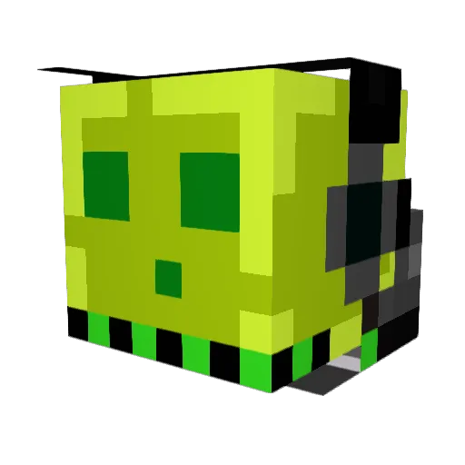 GalacticTwinkie Minecraft avatar head, 3D render
