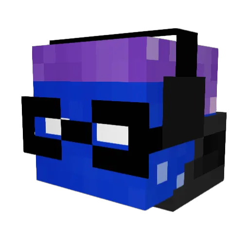 Galactic_Juno Minecraft avatar head, 3D render