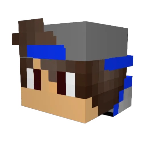 Galactic_Taco123 Minecraft avatar head, 3D render