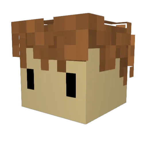 GalacticnialL30 Minecraft avatar head, 3D render