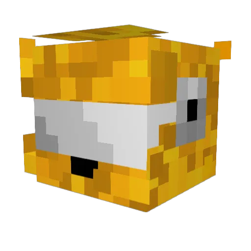 GalahadsDad Minecraft avatar head, 3D render