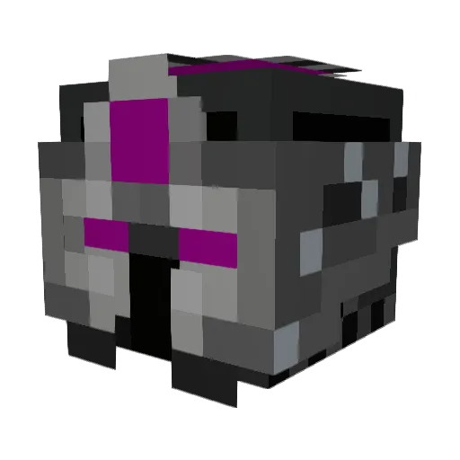Galak04 Minecraft avatar head, 3D render