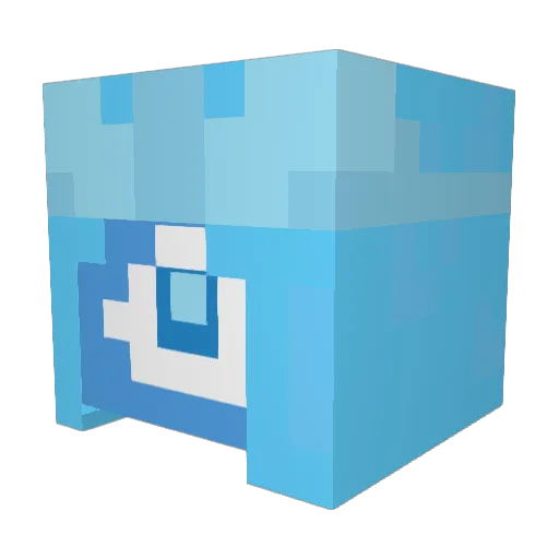 Galakio Minecraft avatar head, 3D render