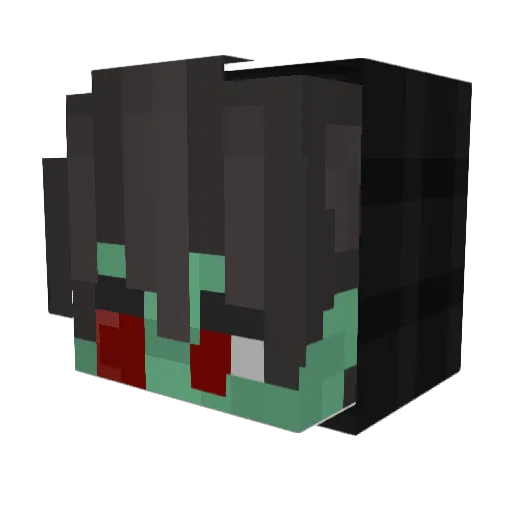 GalaticPrime Minecraft avatar head, 3D render