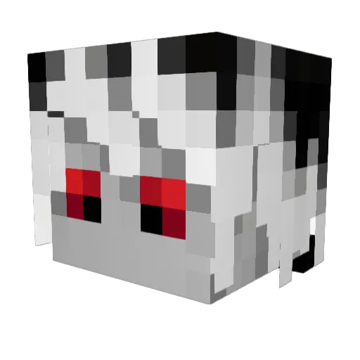 Galaxcite_TDF Minecraft avatar head, 3D render