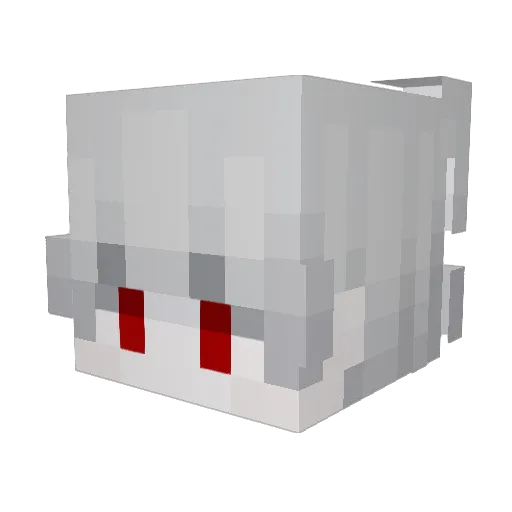 Galaxes Minecraft avatar head, 3D render