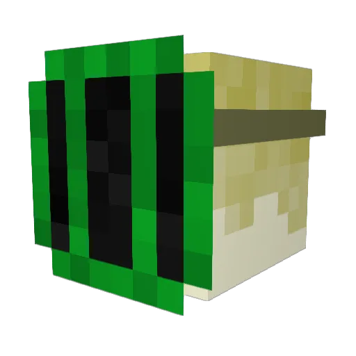 Galaxia_LIVE Minecraft avatar head, 3D render
