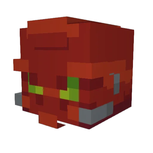 Galaxio911 Minecraft avatar head, 3D render