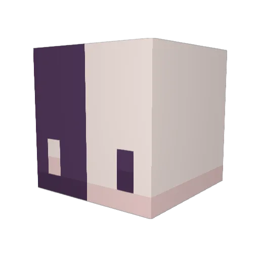 Galaxy270 Minecraft avatar head, 3D render