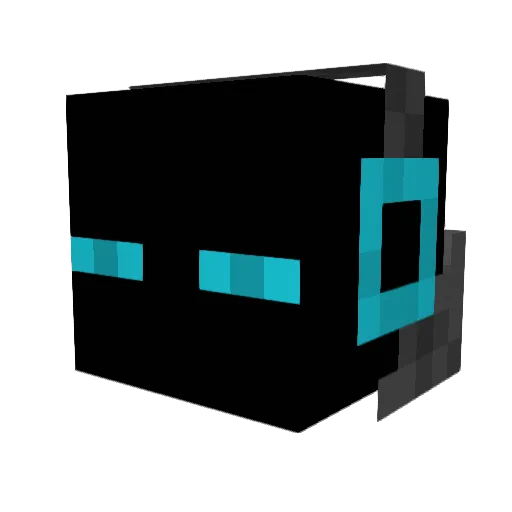 Galaxy3333 Minecraft avatar head, 3D render