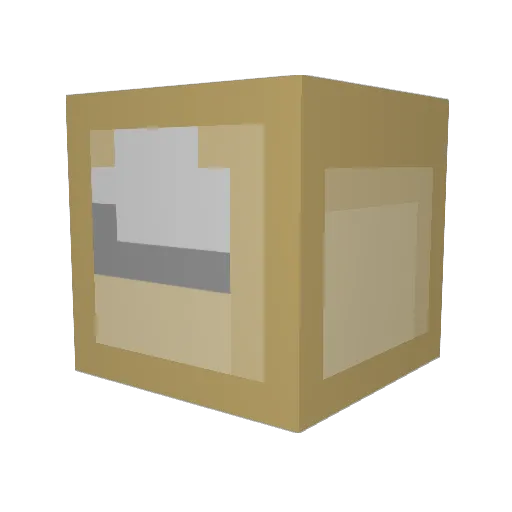 GalaxyCloud Minecraft avatar head, 3D render