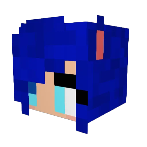 GalaxyDoughnut10 Minecraft avatar head, 3D render