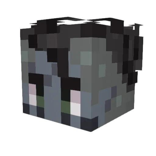 GalaxyGamer1712 Minecraft avatar head, 3D render