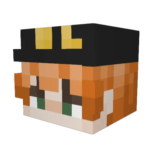 GalaxyGamingBoy Minecraft avatar head, 3D render