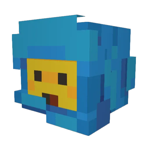 GalaxyGirl5752 Minecraft avatar head, 3D render