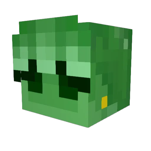 GalaxyHuskyPlays Minecraft avatar head, 3D render