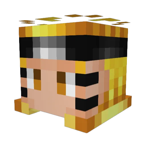 GalaxyJumper12 Minecraft avatar head, 3D render