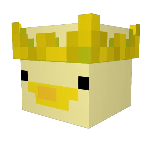 GalaxyPro3636 Minecraft avatar head, 3D render