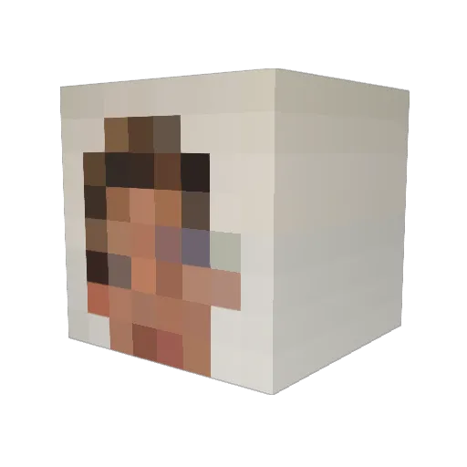 GalaxyRider6 Minecraft avatar head, 3D render